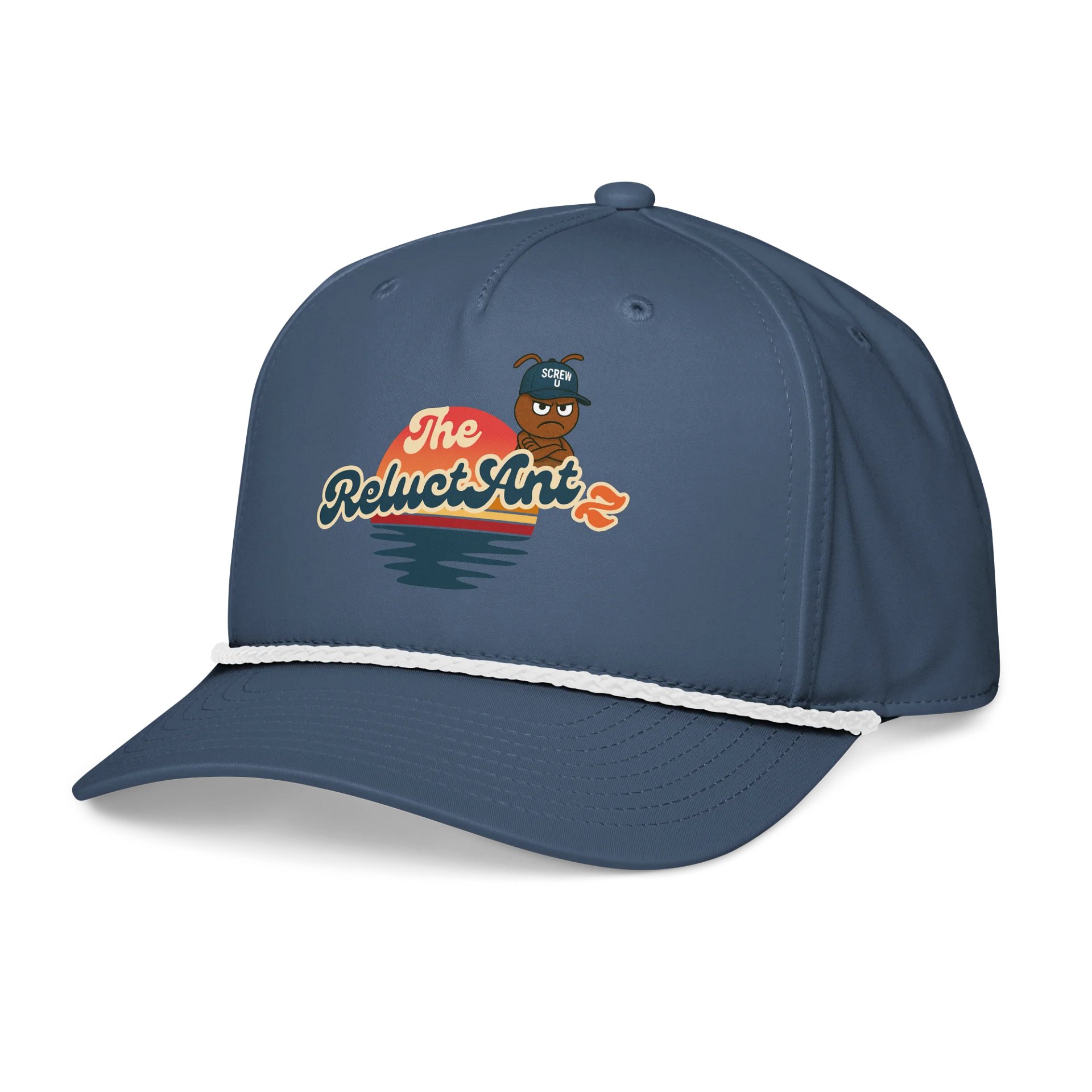 Screw U Hat by The ReluctAntz – Blue Rope Cap product image (3)