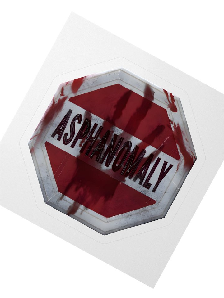 Asphanomaly Stop Sign Sticker product image (6)