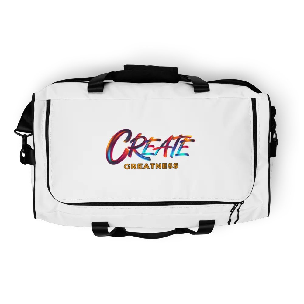 Create Greatness All-Over Duffle Bag product image (6)