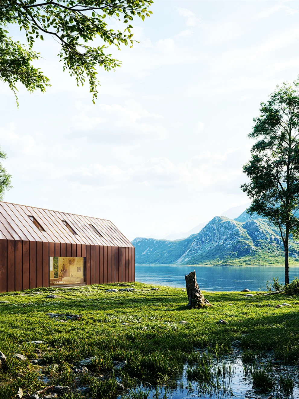 Modern Lodge (3D Model + D5 Render Scene) product image (3)