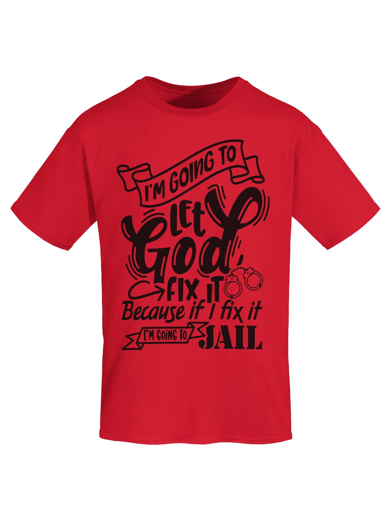 God Fix It Christian T Shirt Faith Based Apparel Prayer Statement Christian Clothing product image (7)