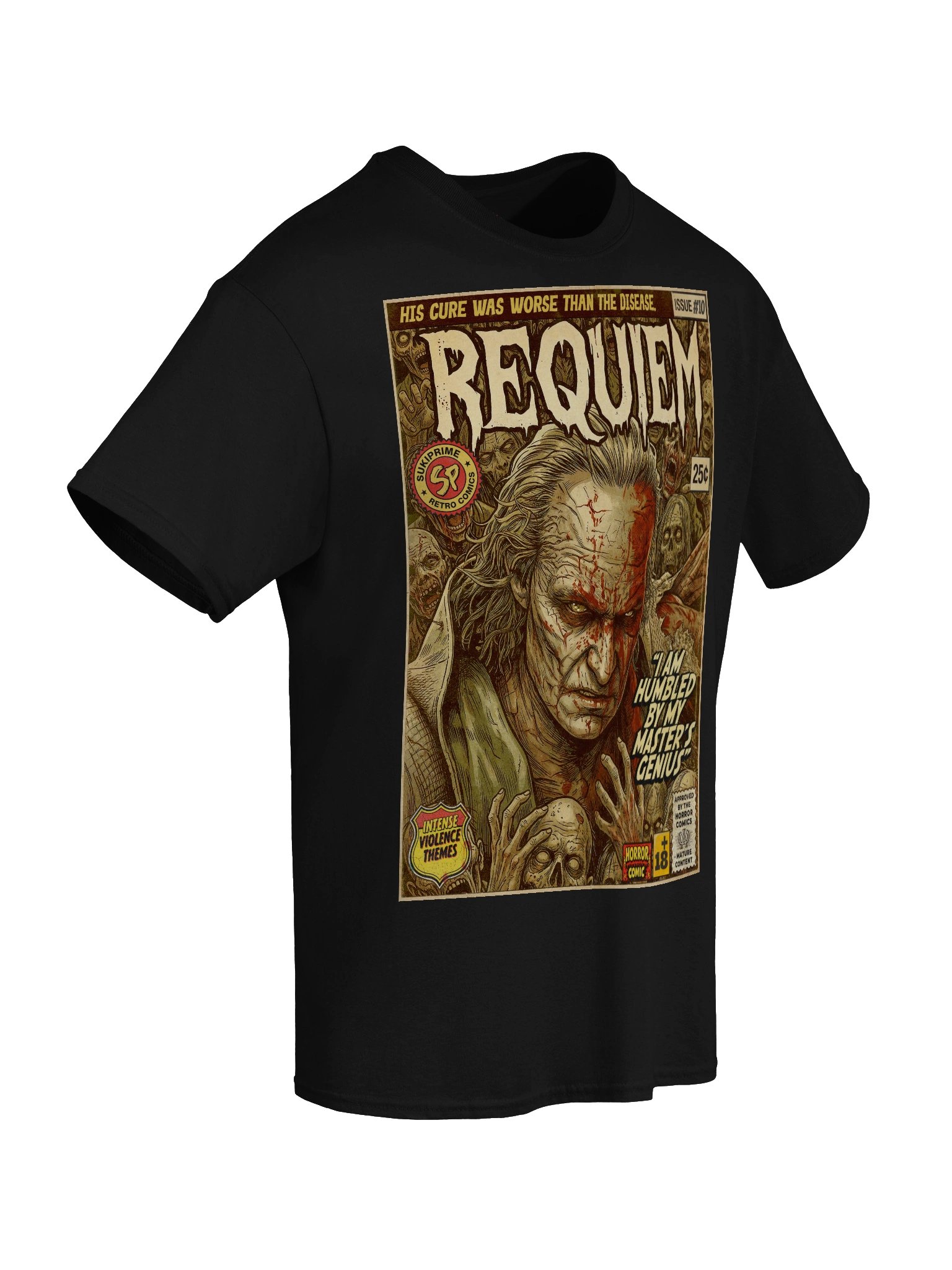 Resident Evil Requiem Victor Gideon Comic Art T-Shirt product image (6)