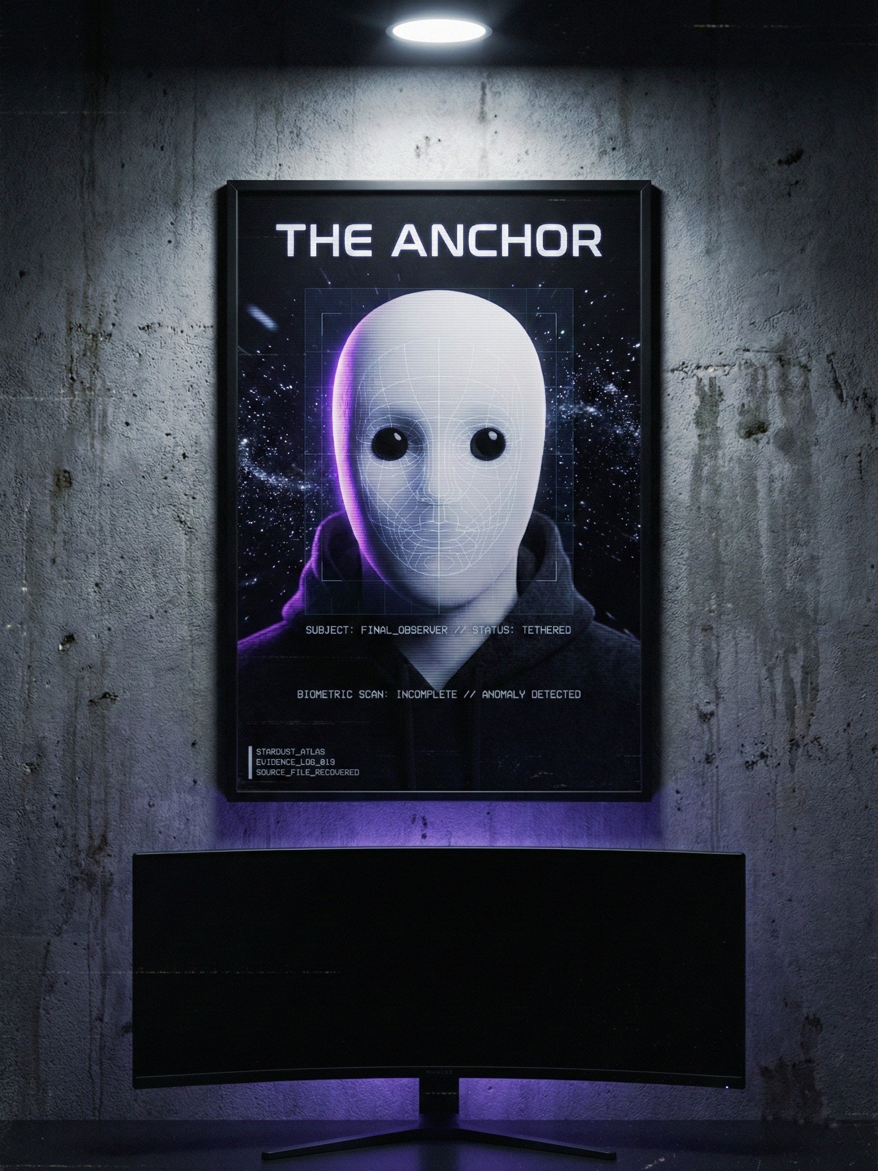 OBJECT 019: EVIDENCE_LOG // SIGNAL_INTERCEPT - The Anchor Portrait Poster product image (2)