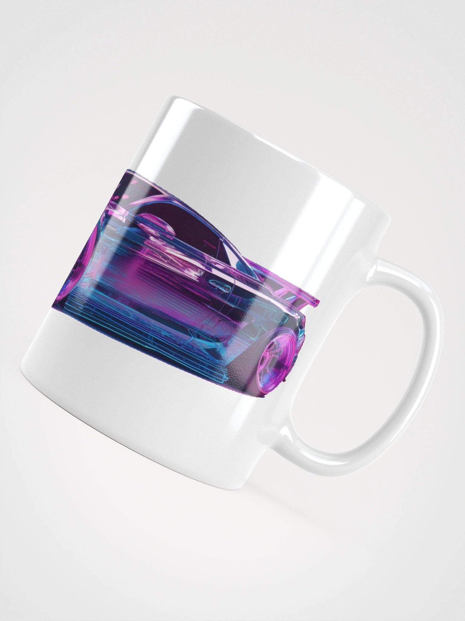 Midnight Dr1ft – Vaporwave Mug - White Edition product image (6)