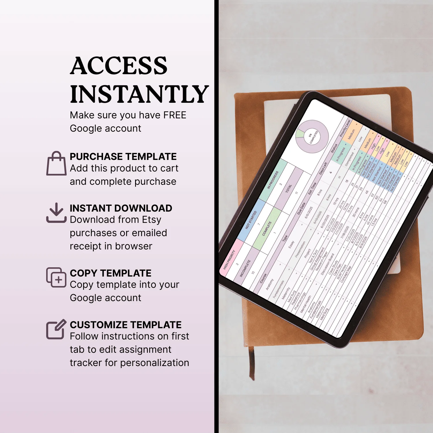 Nursing School Assignment Tracker product image (7)
