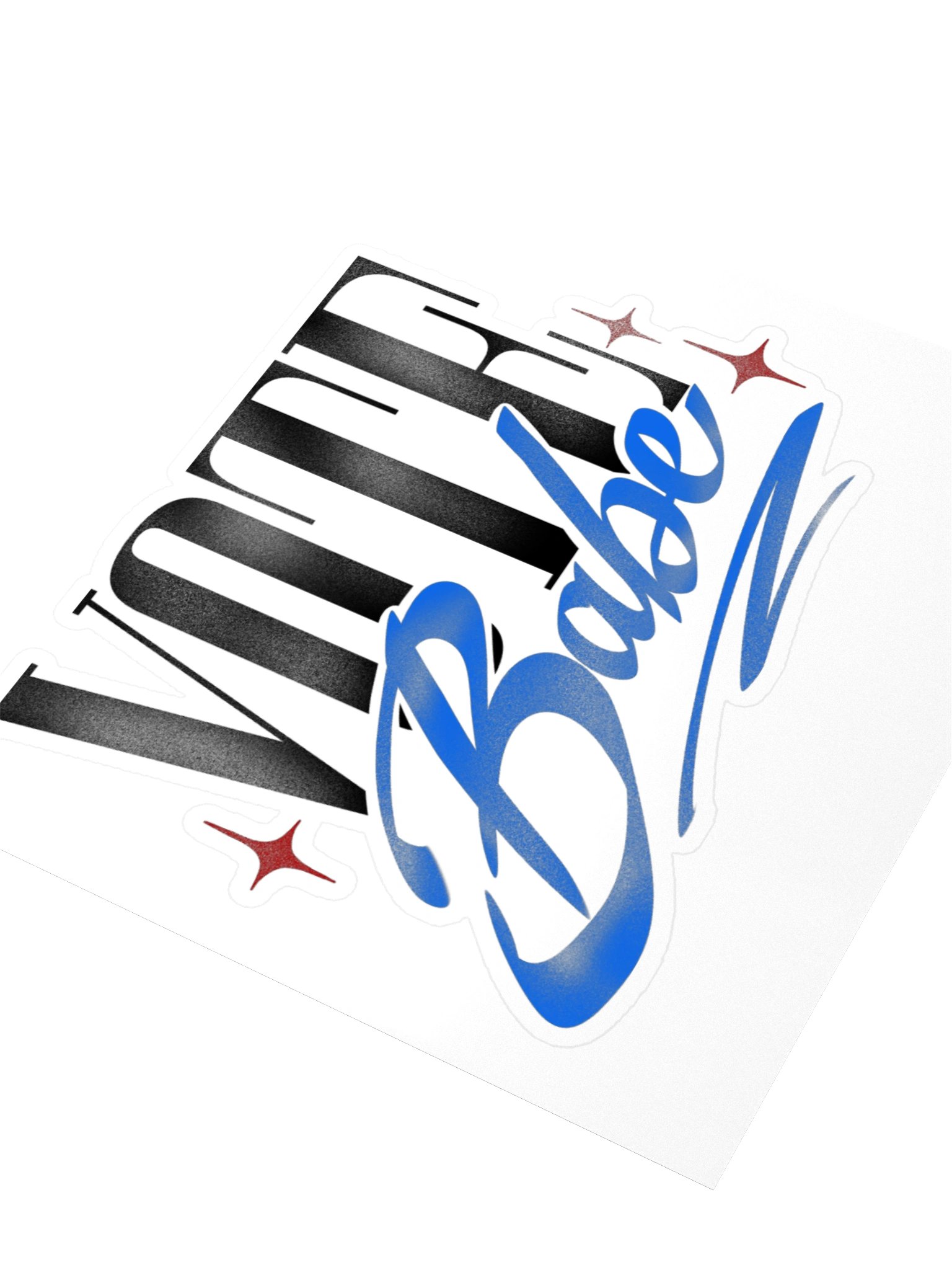 Vote Babe Kiss Cut Sticker product image (3)