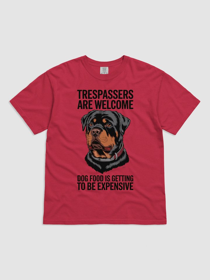 Rottweiler Trespassers Are Welcome Shirt product image (6)