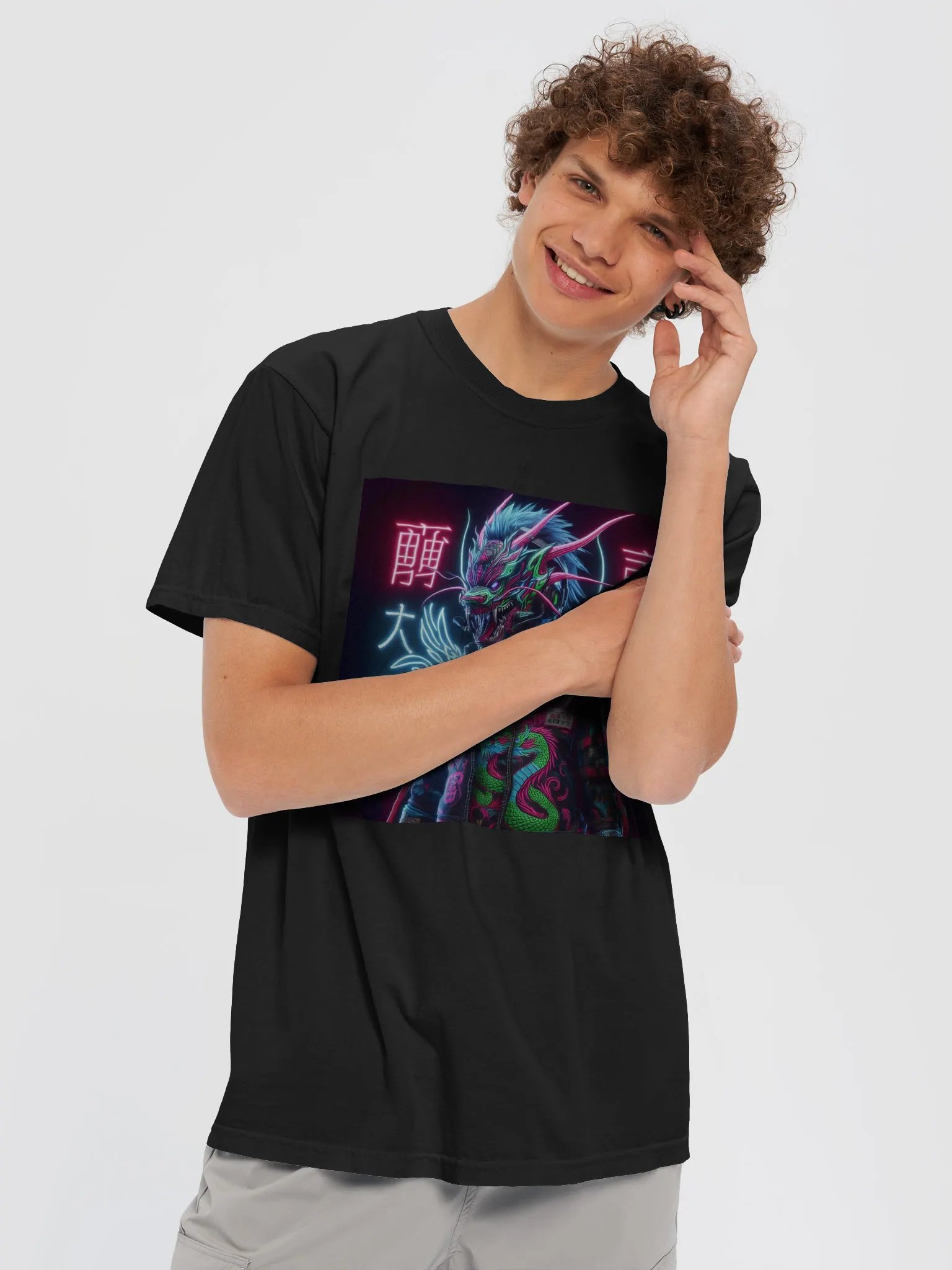 Neon Dragon Tee Shirt product image (5)