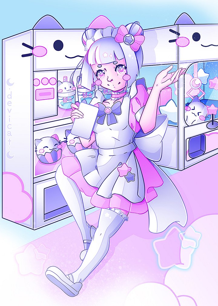 Cafe Maid In CandiCat Land 2026 Wallpaper product image (1)