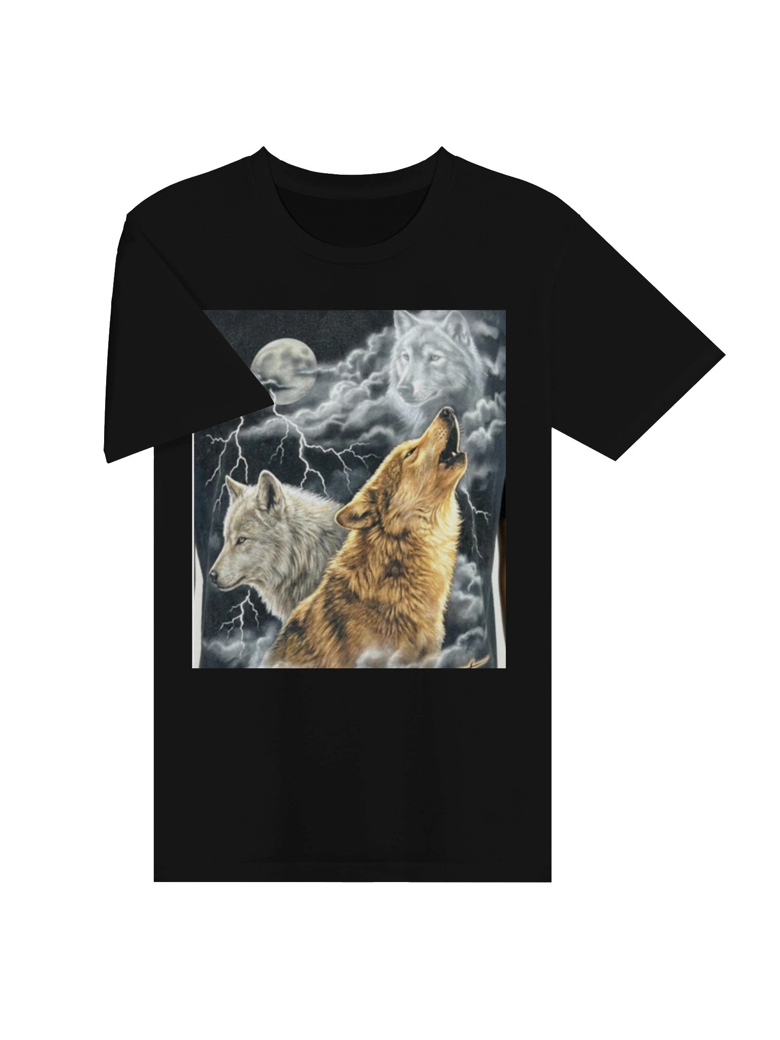 Copy of Howling Wolves T-Shirt | Wild Wolf Graphic Tee | Mountain Storm Shirt | Nature Lover Gift product image (3)