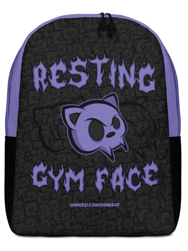 Resting Gym Face Backpack product image (1)