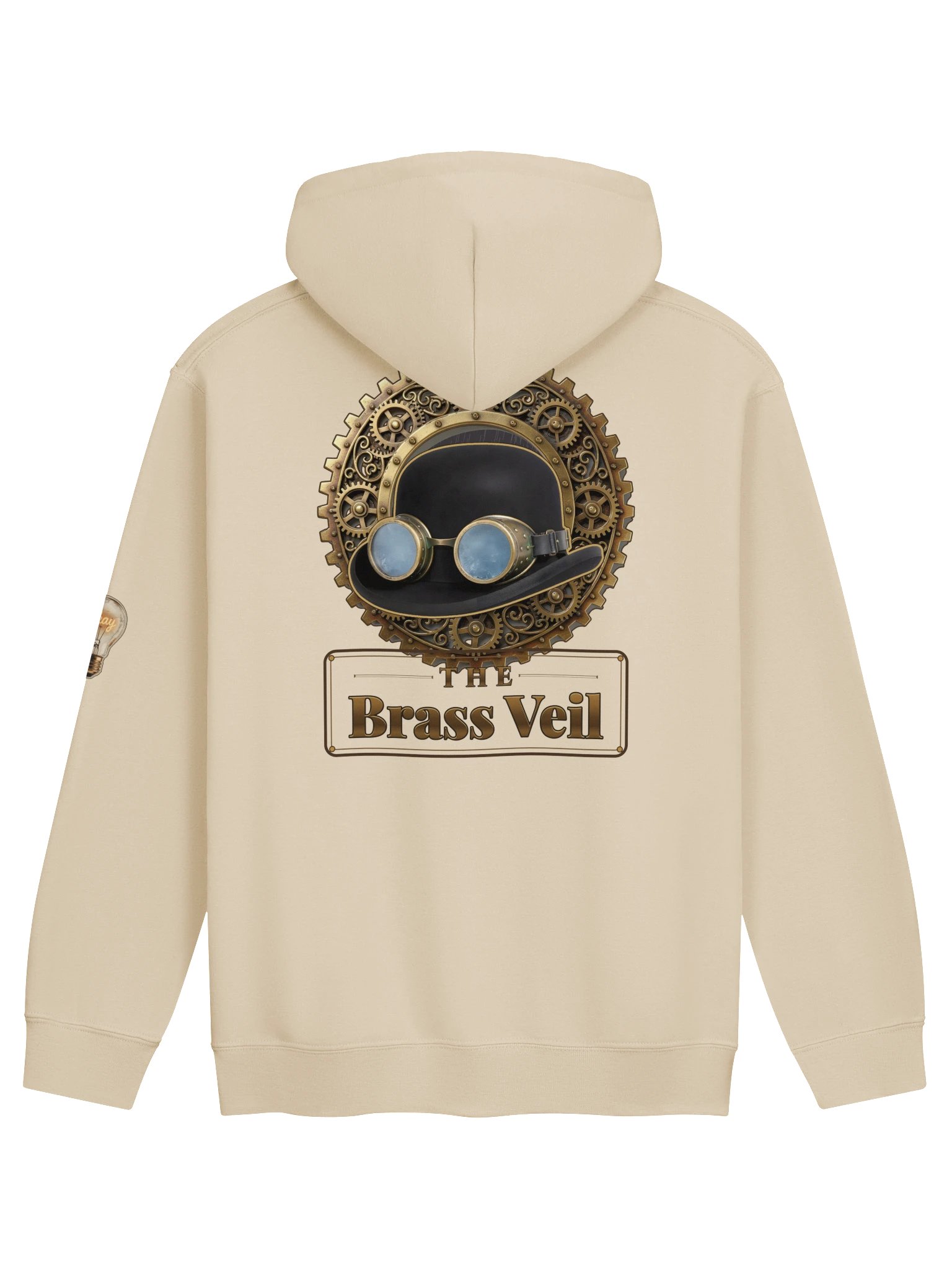 The Brass Veil — Hoodie (Sand) product image (2)