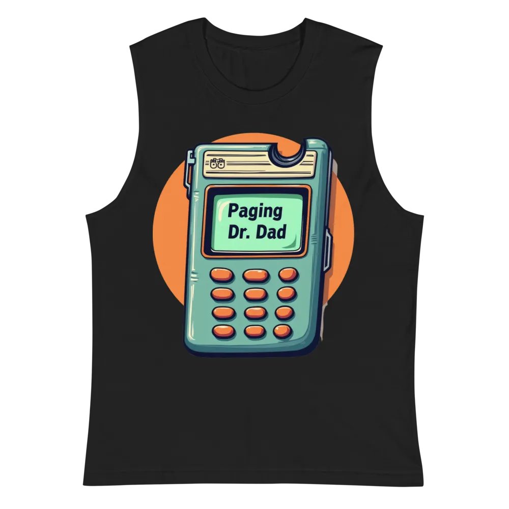Dr. Dad Retro Pager Muscle Tank product image (3)