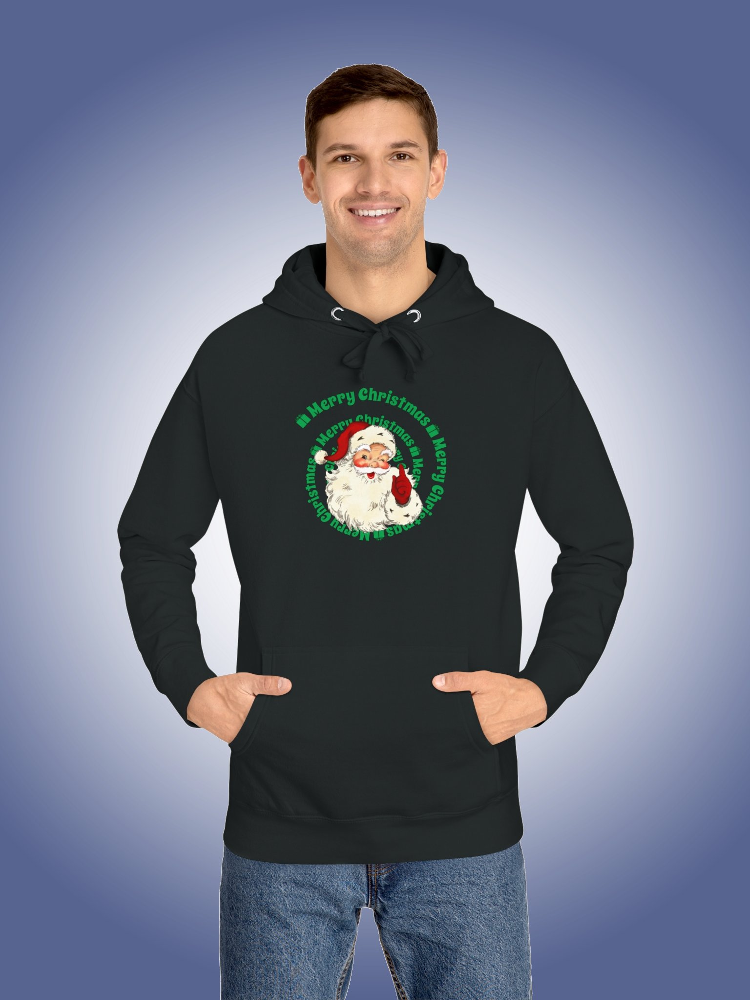 Merry Christmas Retro Santa Spiral product image (1)
