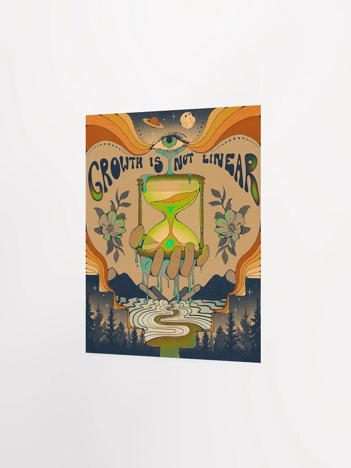 Matte Poster - Growth Is Not Linear product image (1)