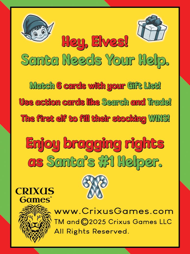 Stocking Stuffers - The Card Game For An Elfin' Good Time. product image (2)