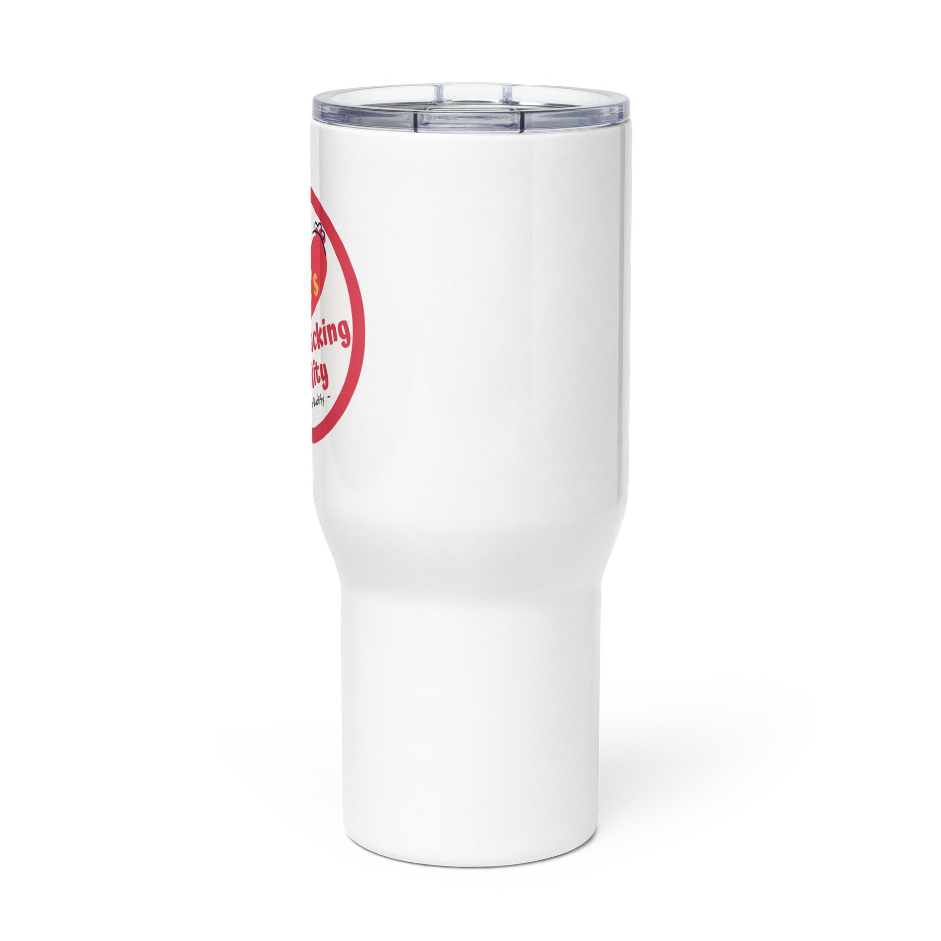 Clyde's meat packing facilty | Travel Mug with a Handle by Allcolor product image (3)