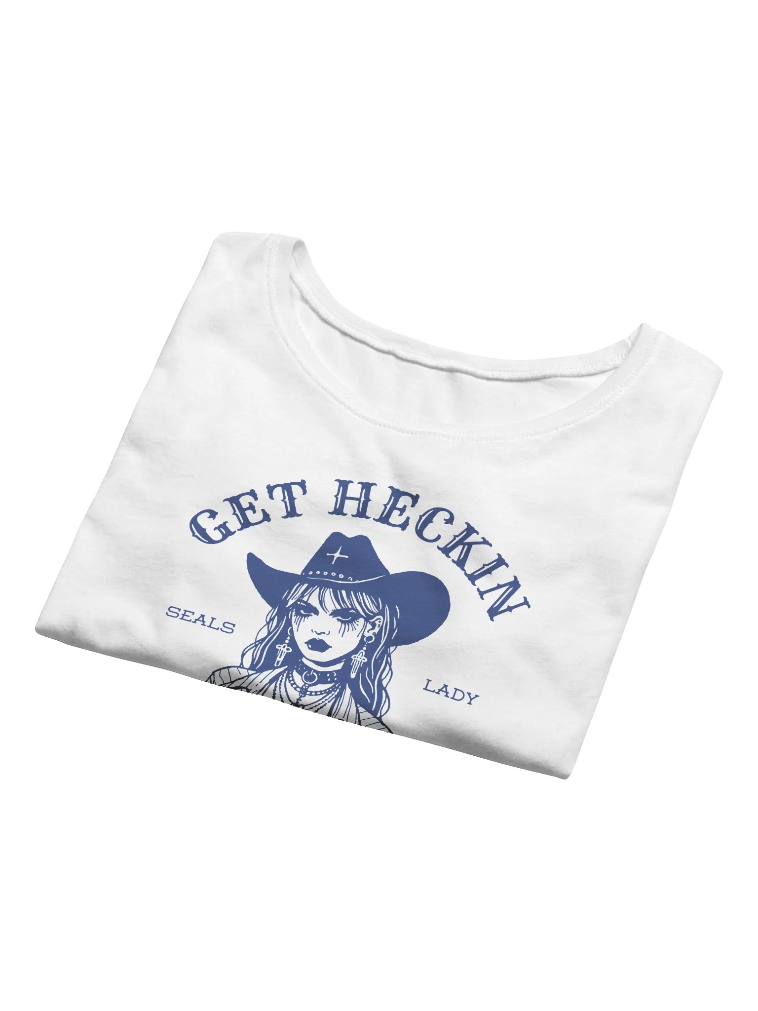 Heeee Yaw Crop Top - Blue product image (8)
