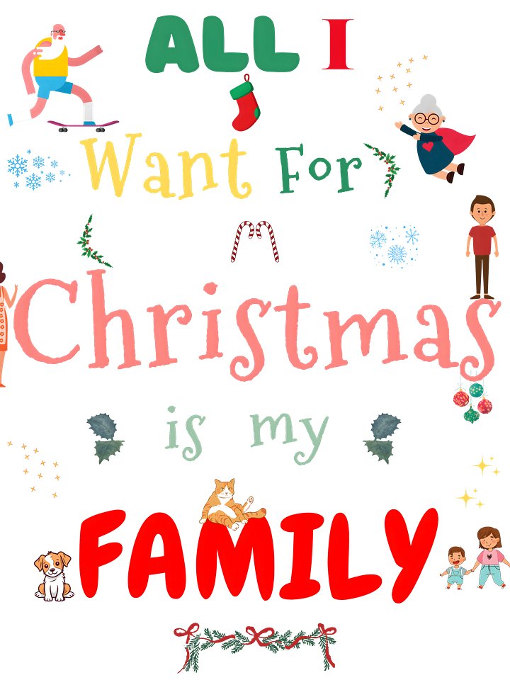 All I want for Christmas is my Family product image (2)