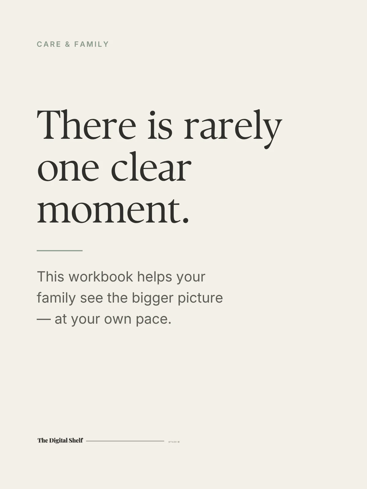 Is It Time for More Help? — A Family Decision Workbook product image (2)
