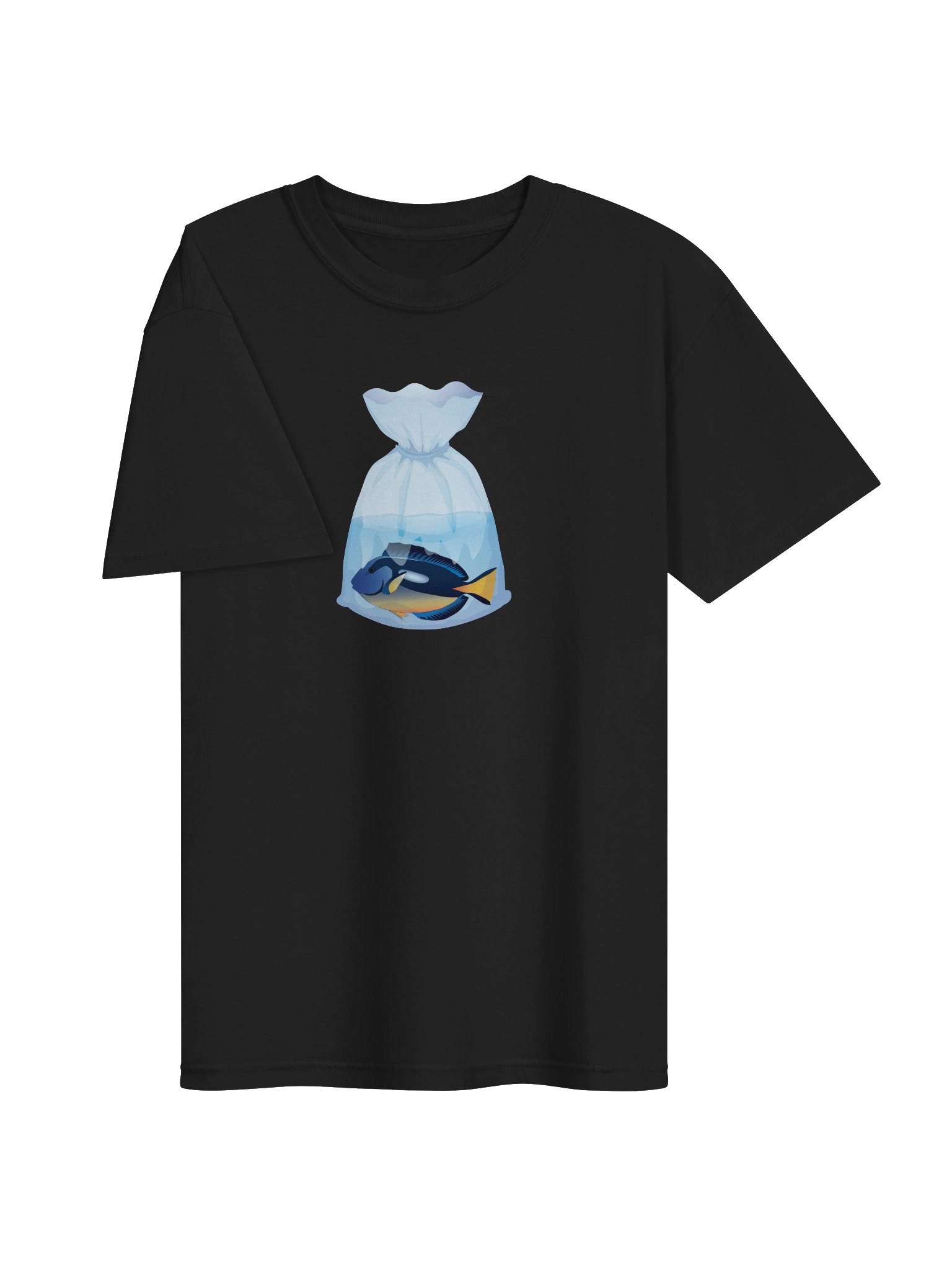 Blue Tang Fish Bag Shirt – Funny Reef Tank & Saltwater Aquarium Graphic Tee product image (7)