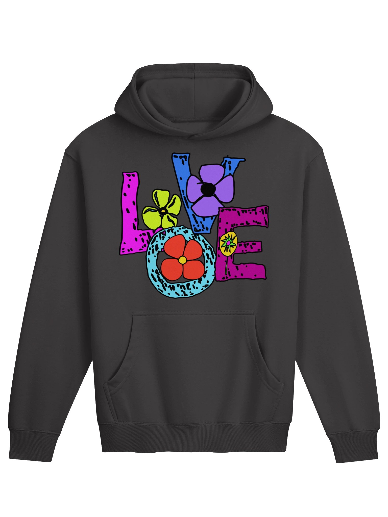 LOVE | Graphic Cotton Heritage M2635 Box Hoodie product image (1)