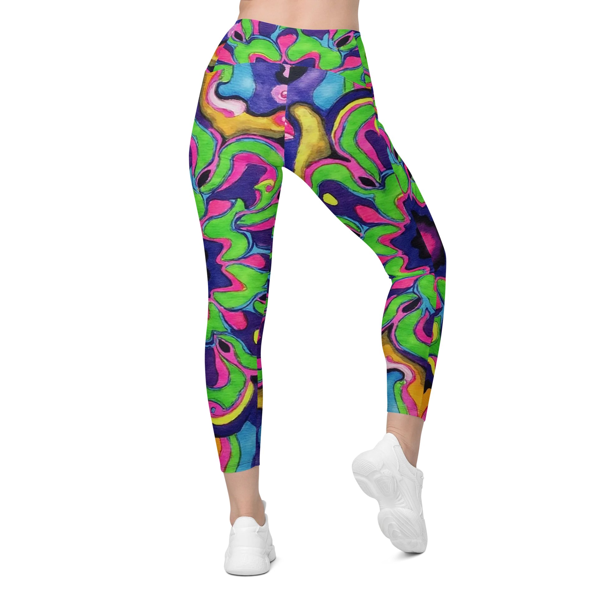 Barry Grady Psychedelic Leggings with Pockets product image (2)