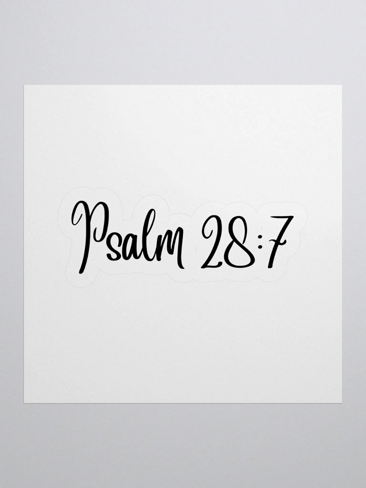Psalm 28:7 product image (1)