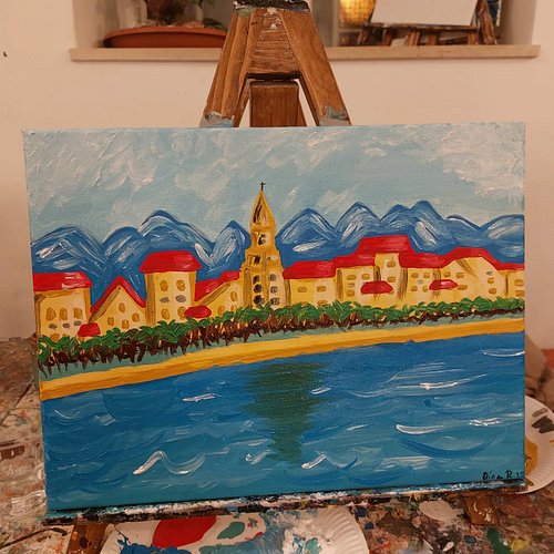 Split 🇭🇷

@artbottega.hr 

#painting🎨 #paintingart #painting_forever_art #splitcroatia🇭🇷 #paintandwine