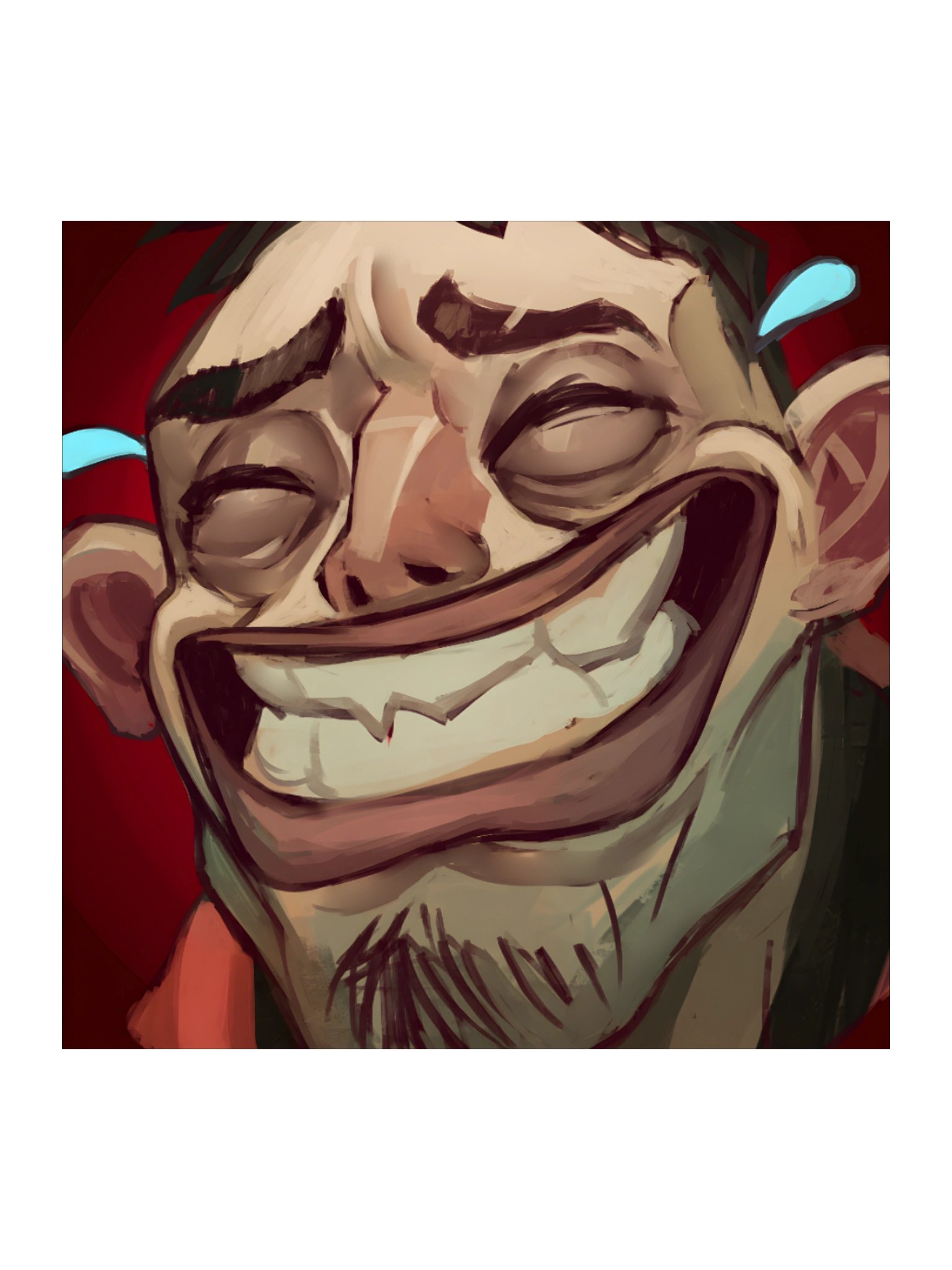 Laughing Radek Sticker product image (1)