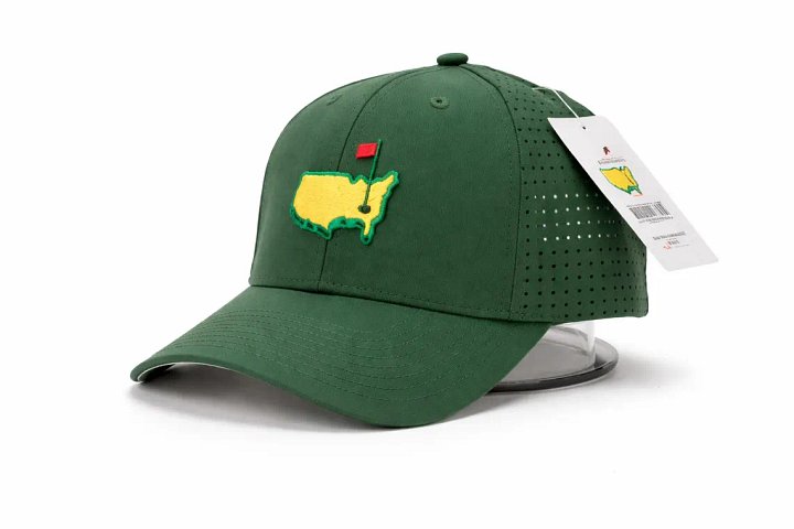 Masters Hot 2026: Performance Green Golf Hat - Perforated Breathable Masters Embroidered Cap product image (2)