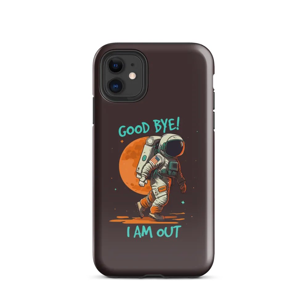 Galactic Farewell iPhone® Tough Case: Cosmic Protection with a Stellar Design product image (2)