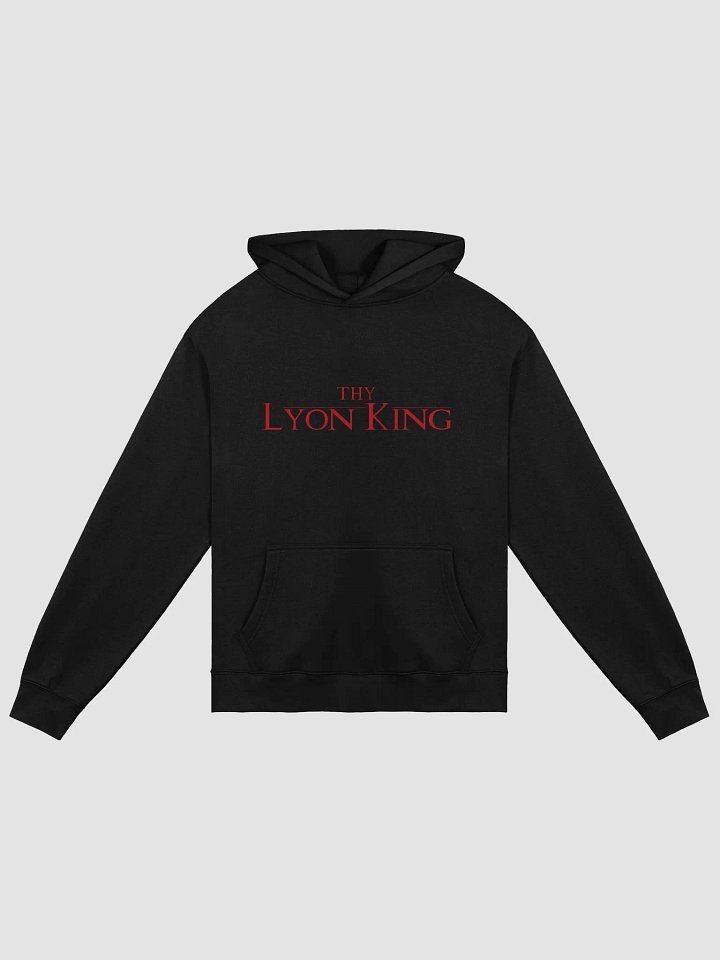 Men's Black AJ Amon "Thy Lyon King" Pullover Hoodie product image (1)