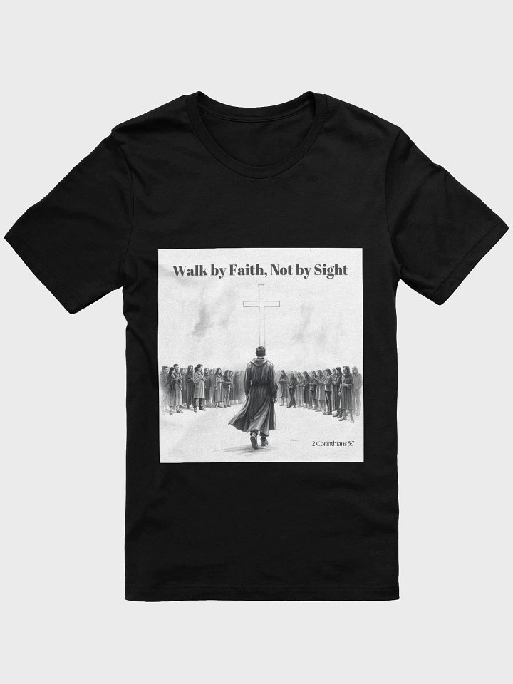 Christian Walking in Faith Tee – Inspirational Scripture T-Shirt product image (1)