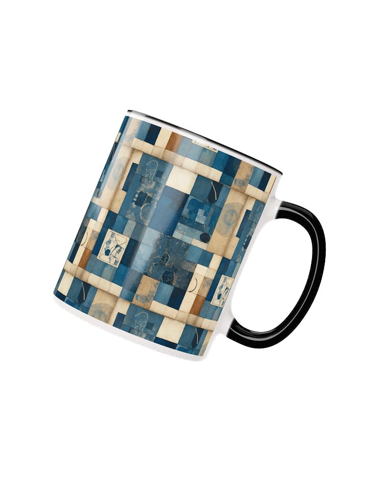 Mosaic Blues Ceramic Mug product image (4)