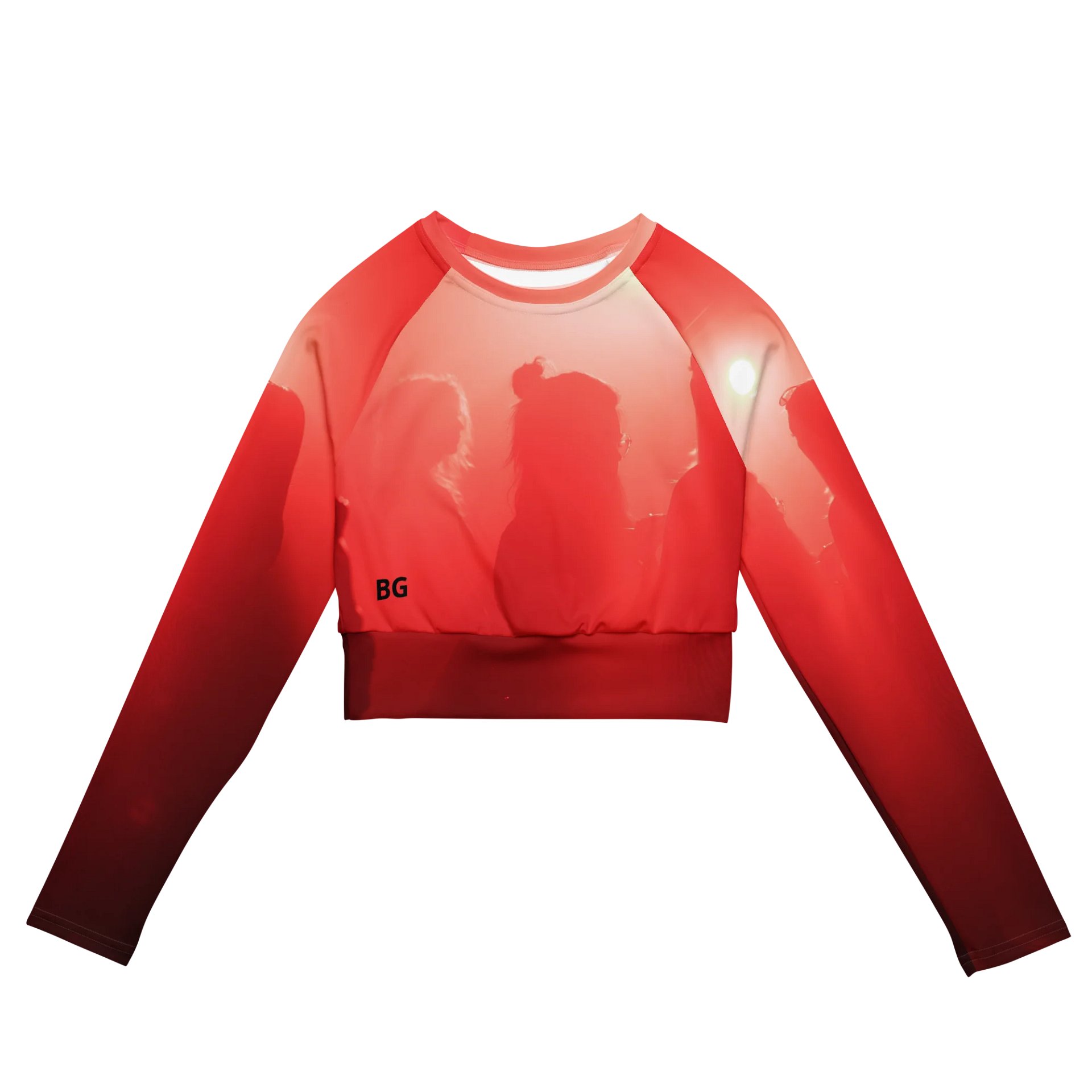 'Girls Are Down' Eco All-Over Print Crop Top product image (2)