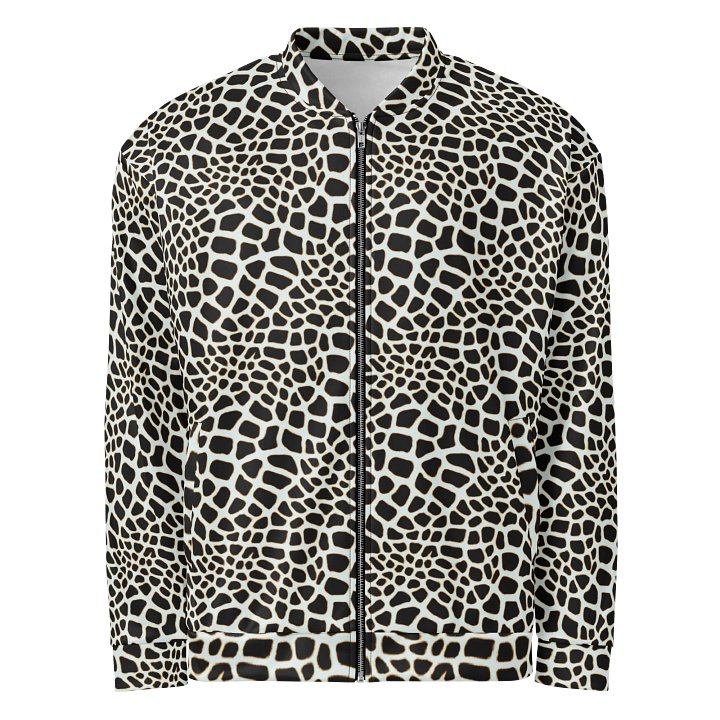 Giraffe Skin Bomber Jacket product image (1)