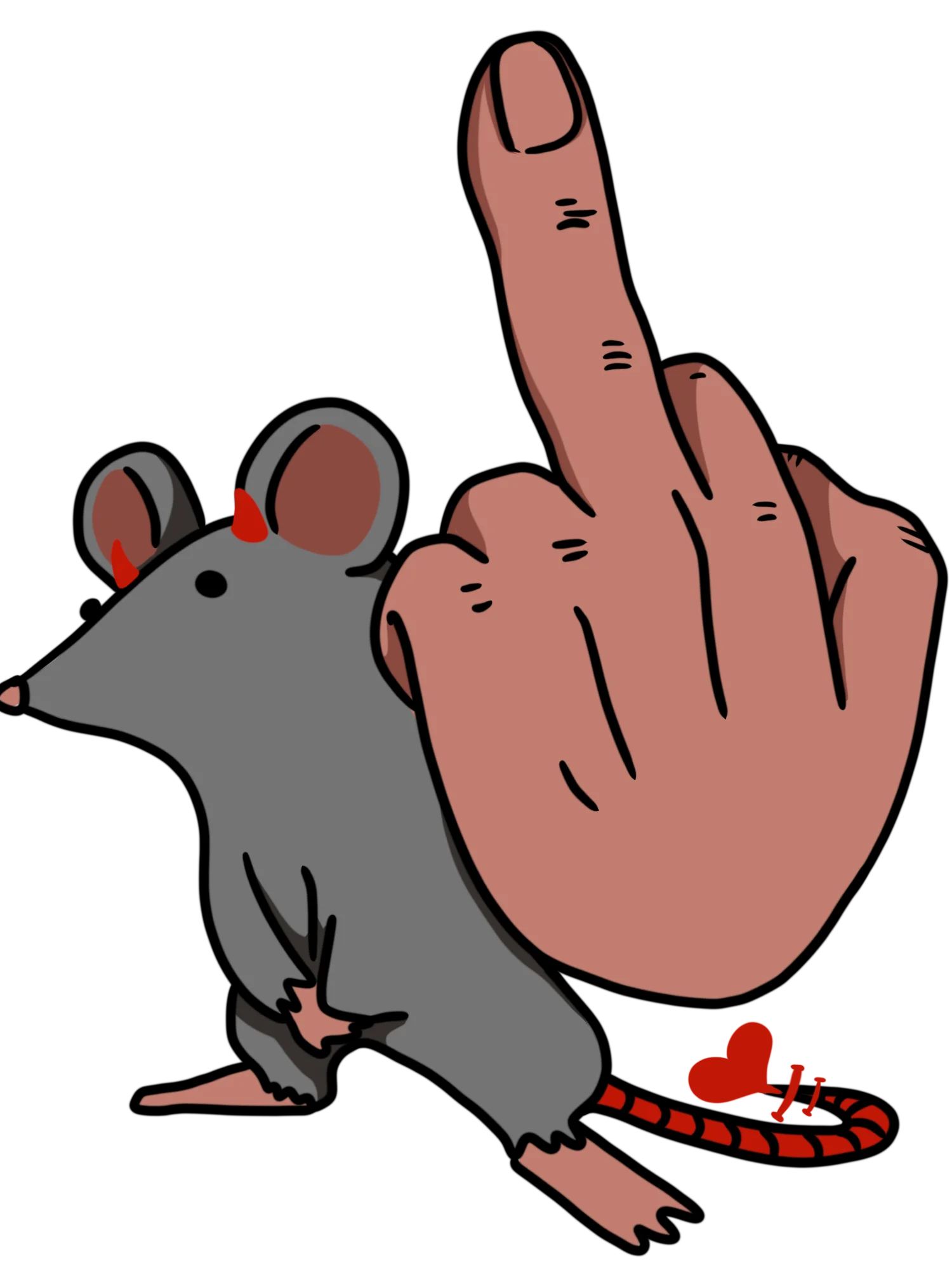 Rat Finger - Button product image (2)