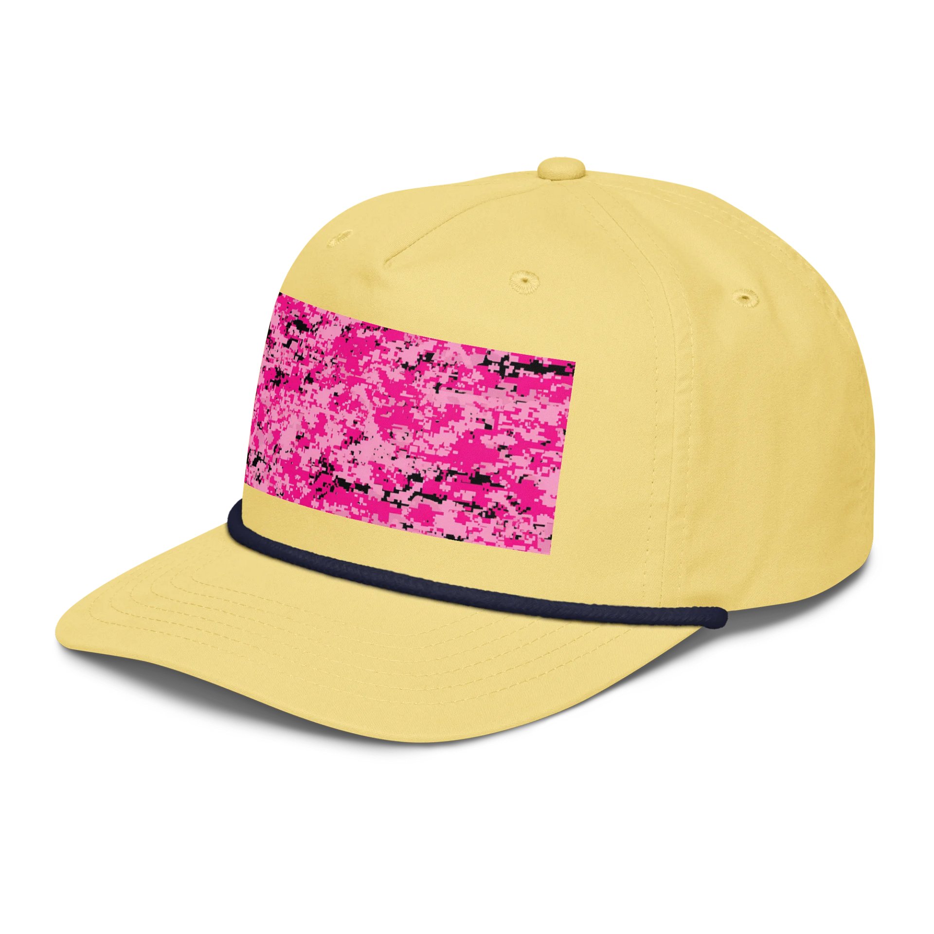 Pixel Pink Camo Golf Cap product image (3)