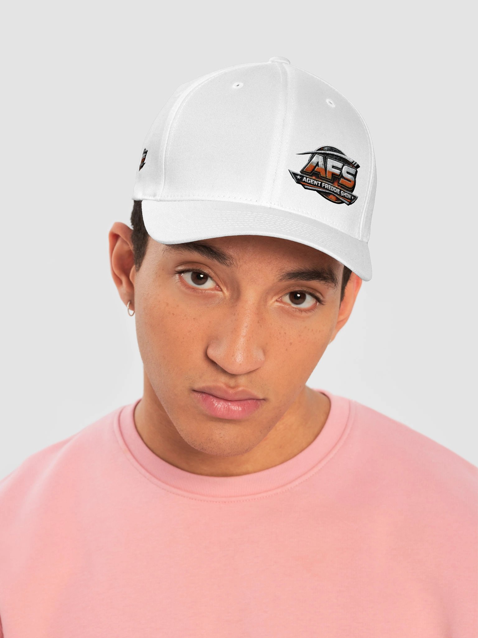 Agent Freddie Show AR logo - Flexfit hat product image (4)