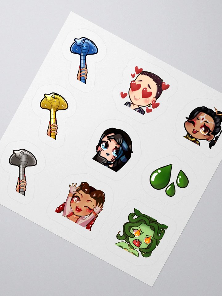 The MedusaIV sticker pack product image (5)