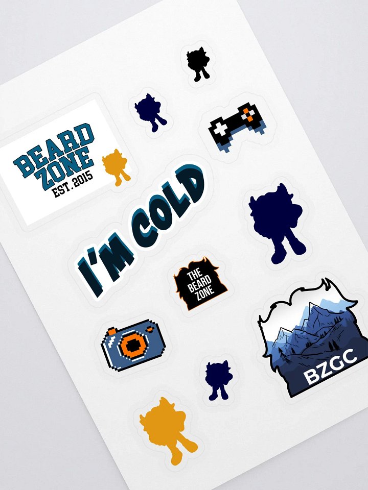 Winter Mode ON Sticker Sheet product image (1)