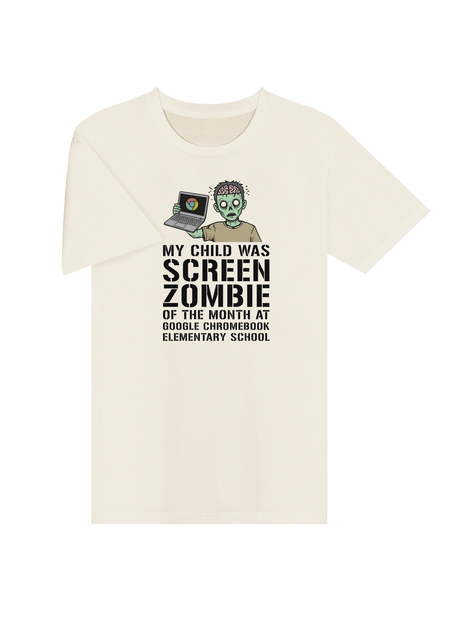 Chromebook Screen Zombie Shirt product image (3)