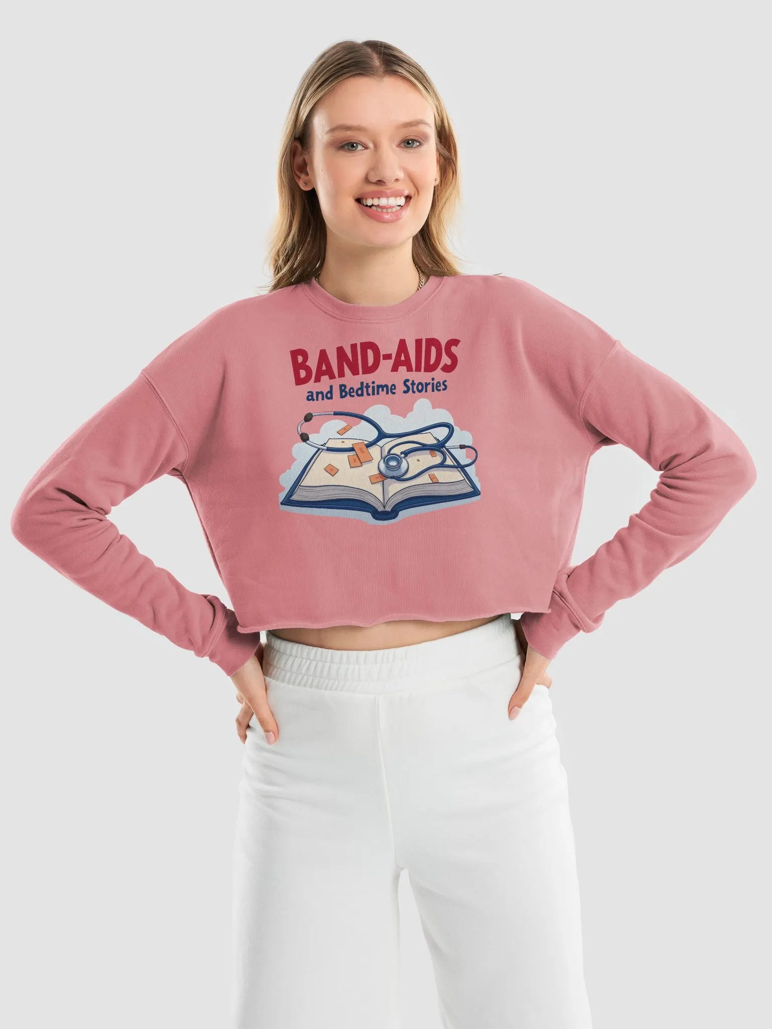 Healing Words, Band Aids, Fleece Sweatshirt product image (26)