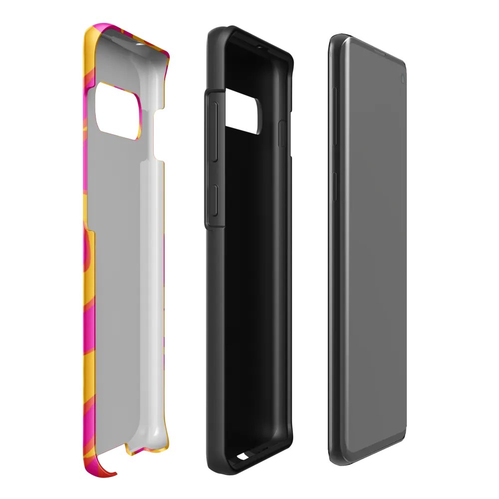Pink and Yellow Psychedelic Swirls Samsung® Tough Case product image (48)