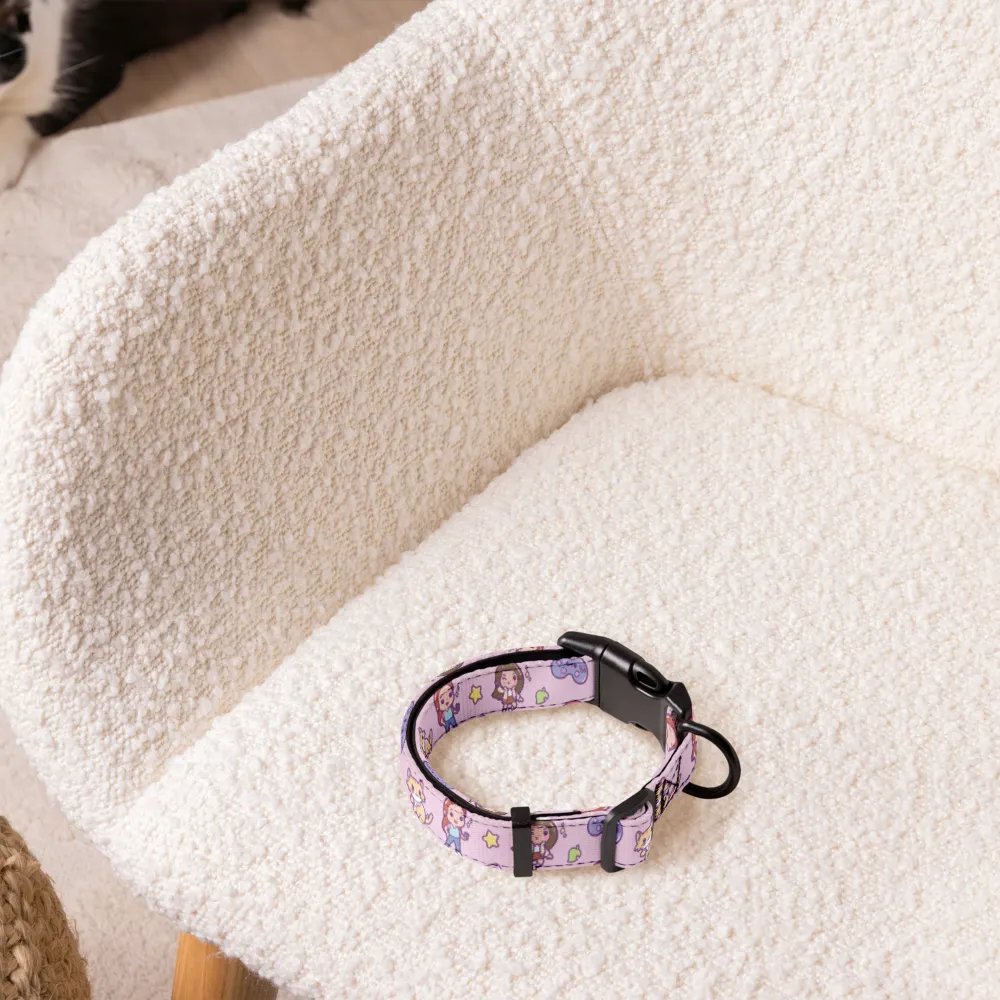 Alex & Tely Pattern Pet Collar - Pink product image (4)