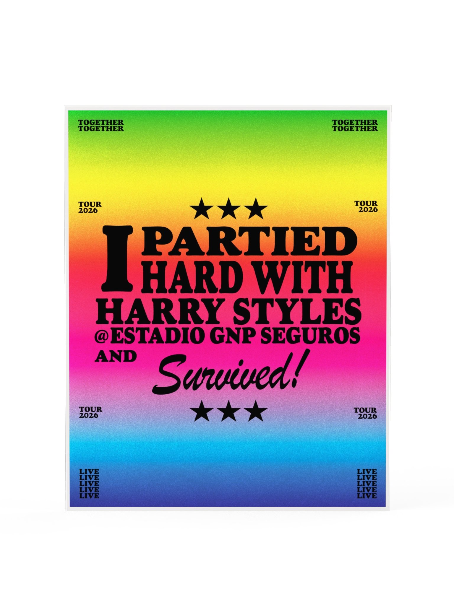 Partied Hard Mexico City Poster product image (1)