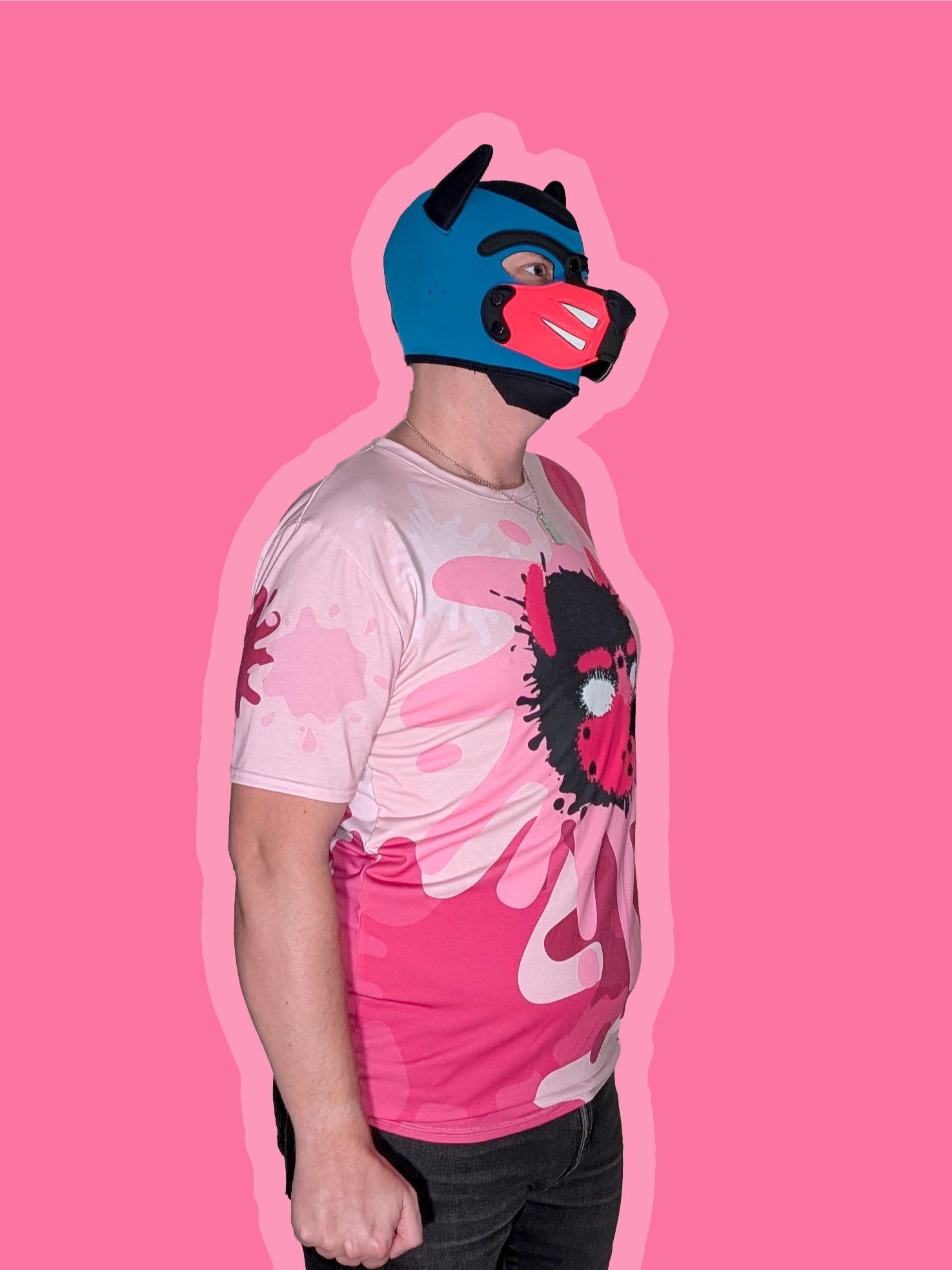 Chaos Splatter Shirt - Hot Pink product image (5)
