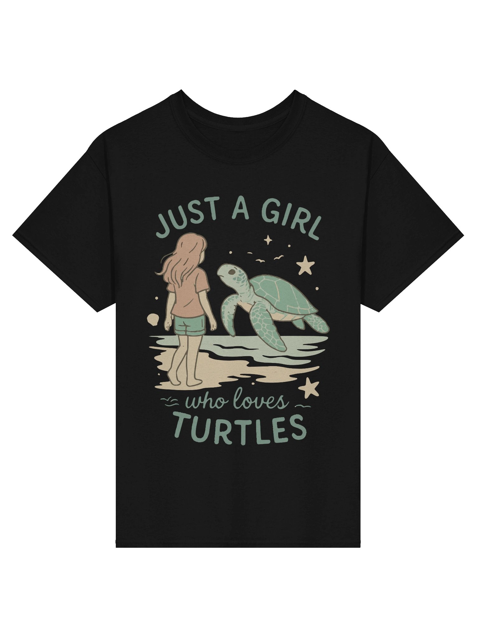 Turtle Love Tee Just A Girl Who Loves Turtles product image (1)