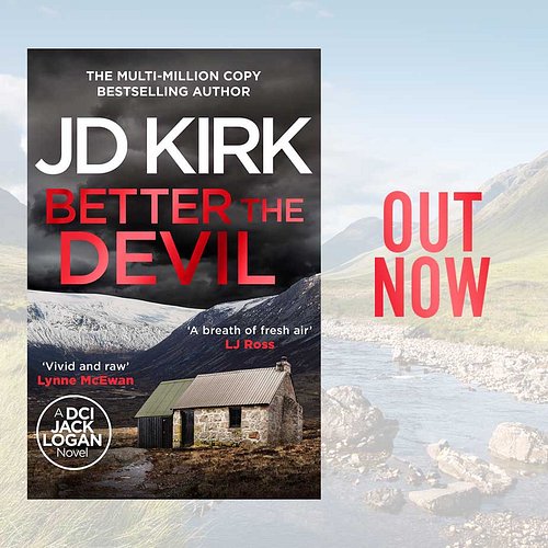 The 22nd #DCILogan novel, BETTER THE DEVIL, is out today. Available on Kindle, audiobook, and a lovely hardback edition from ...